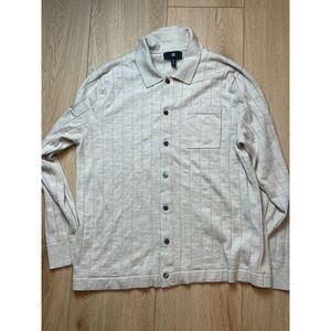 Banana Republic Extra Fine Merino Wool Beige Knit Shirt – Size XL